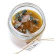 Szeretet gyertyája - üveges méhviaszgyertya ásványokkal és illóolajjal 385g (Mézbarlang)