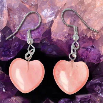 Lógós ásvány fülbevaló