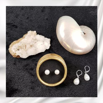 Shell Pearl fülbevalók