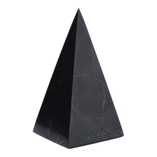Sungit, magas piramis, 5,5x5,5 cm alapú, 10,5 cm magas