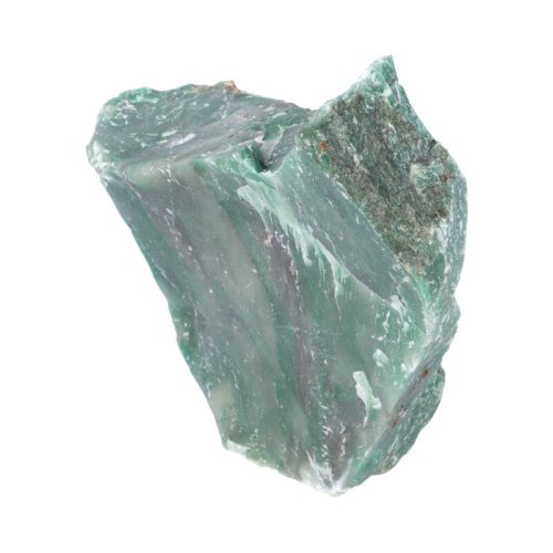 Zöld kalcedon nyers tömb, 20x10x19 cm, 3,5 kg