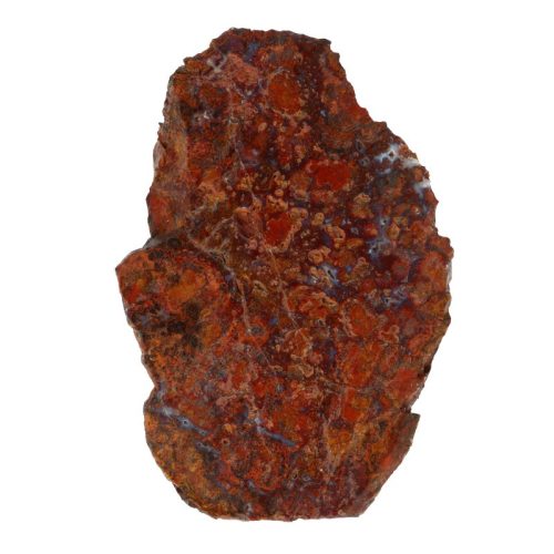 Achát, sztromatolit, jáspis egyoldalon csiszolt ásvány szelet 150x100x30 mm (magyar)