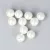 Shell Pearl, fehér, félig fúrt golyó, 10 mm, csomag (10 db)