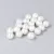 Shell Pearl, fehér, félig fúrt golyó, 8 mm, csomag (20 db)