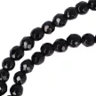 Ónix nyaklánc fazettált golyós 4 mm 45 cm-es