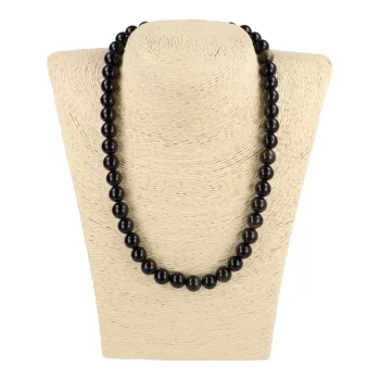 Arany obszidián nyaklánc golyós 10 mm 45 cm-es