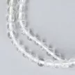 Hegyikristály nyaklánc golyós 4 mm 45 cm-es