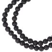 Lávakő nyaklánc golyós 6 mm 45 cm-es