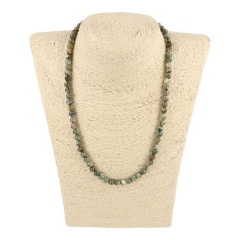 Riolit nyaklánc golyós 6 mm 45 cm-es