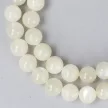 Holdkő nyaklánc szürke golyós 8 mm 45 cm-es