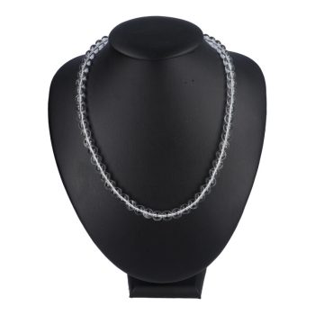 Hegyikristály nyaklánc (AA) golyós 8 mm 45 cm-es 