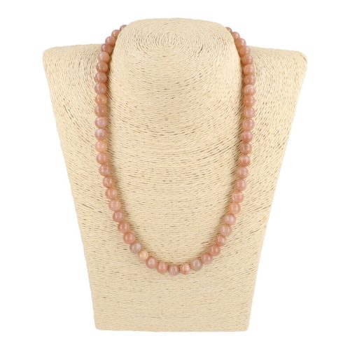 Napkő nyaklánc "A" golyós 8 mm 45 cm-es