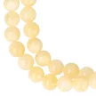 Topázos sárga aventurin nyaklánc golyós 8 mm 45 cm-es