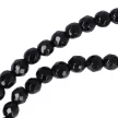 Ónix nyaklánc fazettált golyós 4 mm 40 cm-es