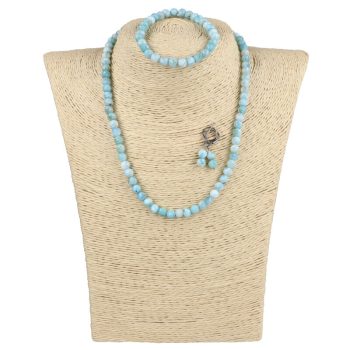 Larimár szett, fazettált golyós 6 mm, "AA"