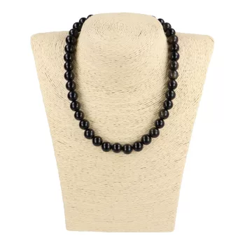 Arany obszidián nyaklánc golyós 10 mm 40 cm-es