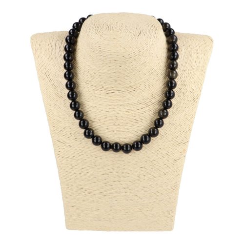 Arany obszidián nyaklánc golyós 10 mm 40 cm-es