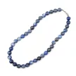 Szodalit "E" nyaklánc golyós 10 mm 40 cm-es