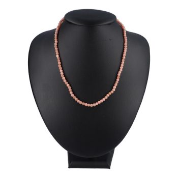   Rodokrozit nyaklánc  argentin "A" golyós 4 mm 40 cm-es