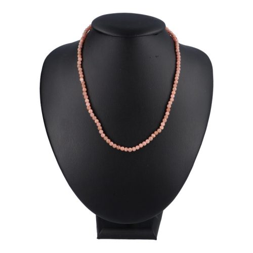 Rodokrozit nyaklánc  argentin "A" golyós 4 mm 40 cm-es