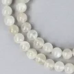 Holdkő nyaklánc szürke golyós 6 mm 40 cm-es
