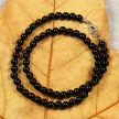 Ónix nyaklánc golyós 6 mm 40 cm-es