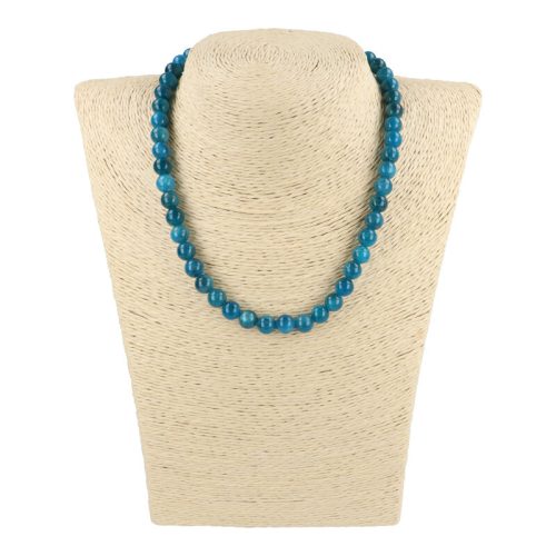 Apatit nyaklánc  "AA" golyós 8 mm 40 cm-es