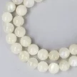 Holdkő nyaklánc szürke golyós 8 mm 40 cm-es