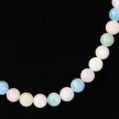 Morganit nyaklánc vegyes színű golyós 8 mm 40 cm-es