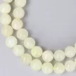 New jáde (szerpentin) nyaklánc golyós 8 mm 40 cm-es