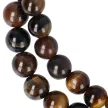 Sólyomszemes tigrisszem nyaklánc golyós 8 mm 40 cm-es