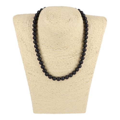 Sungit nyaklánc golyós 8 mm 40 cm-es