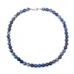 Szodalit "E" nyaklánc golyós 8 mm 40 cm-es