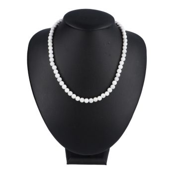 Howlit nyaklánc matt golyós 6 mm 40 cm-es