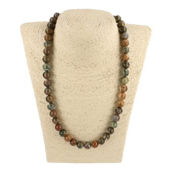 Riolit nyaklánc golyós 10 mm 50 cm-es