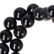 Turmalin nyaklánc fekete golyós 10 mm 50 cm-es