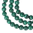 Malachit nyaklánc "A" golyós 6 mm 50 cm-es