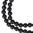 Turmalin nyaklánc fekete "A" golyós 6 mm 50 cm-es