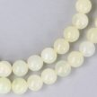 New jáde (szerpentin) nyaklánc golyós 8 mm 50 cm-es