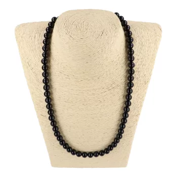 Ónix nyaklánc golyós 8 mm 50 cm-es