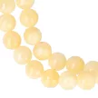 Topázos sárga aventurin nyaklánc golyós 8 mm 50 cm-es