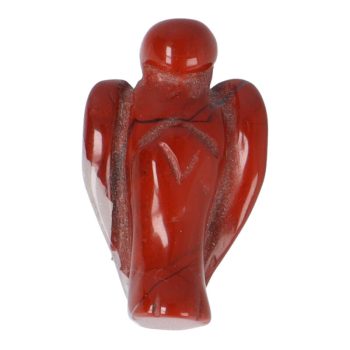 Angyal, piros jáspis, kb. 25 mm