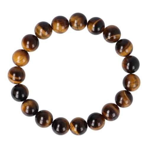 Tigrisszem karkötő golyós 10 mm