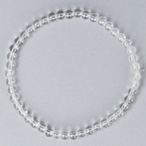 Hegyikristály karkötő golyós 4 mm