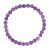 Ametiszt karkötő golyós 6 mm