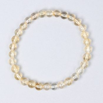 Citrin karkötő golyós 6 mm