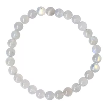 Szivárvány holdkő (labradorit) karkötő golyós 6 mm