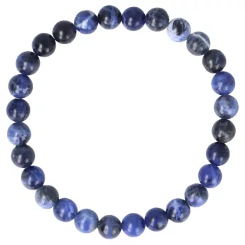 Szodalit "E" karkötő golyós 6 mm