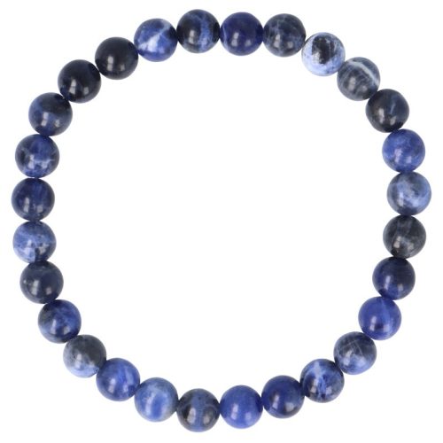 Szodalit "E" karkötő golyós 6 mm