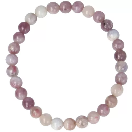 Turmalin pink karkötő golyós 6 mm